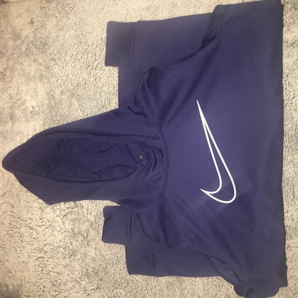 Nike "Just Do It' Funnelneck Hoodie - Picture 3 of 4